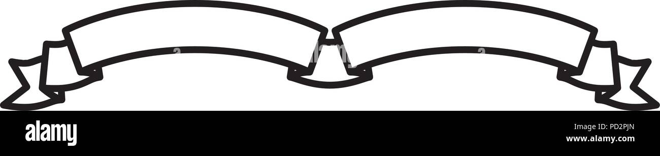 single and classic ribbon frame Stock Vector Image & Art - Alamy