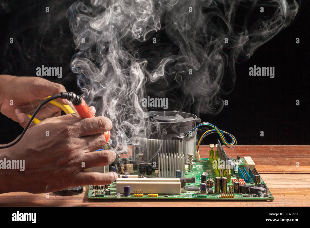 repair a soldering iron is a hand tool used in soldering. It supplies