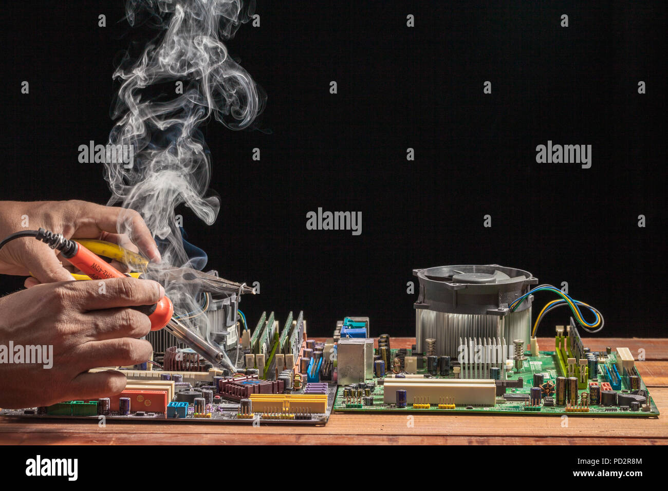 repair a soldering iron is a hand tool used in soldering. It supplies