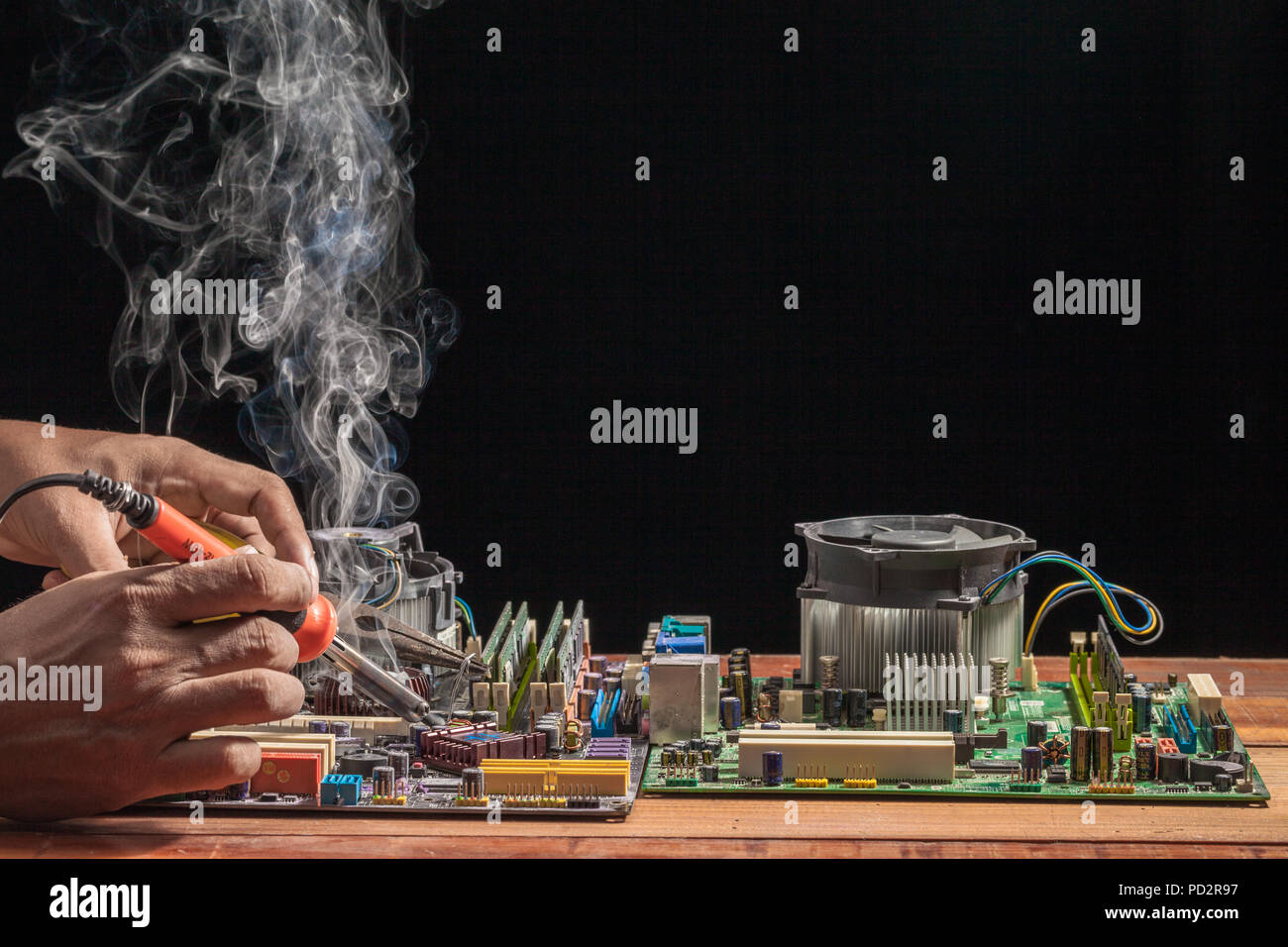 repair a soldering iron is a hand tool used in soldering. It supplies