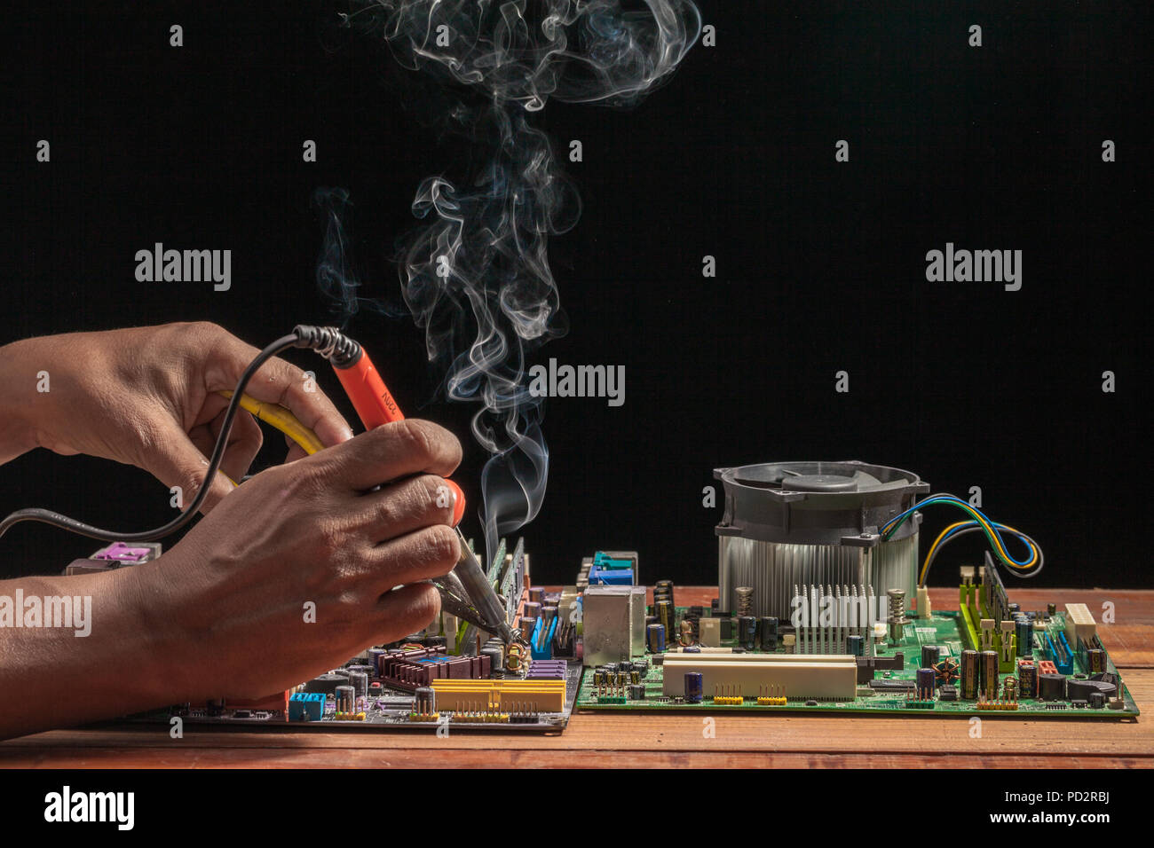 repair a soldering iron is a hand tool used in soldering. It supplies