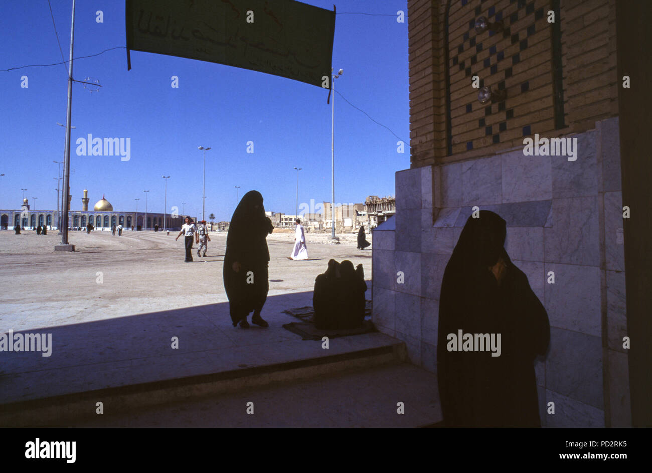 Karbala, Iraq - October 1995 - Iraqi's finding it hard to maintain