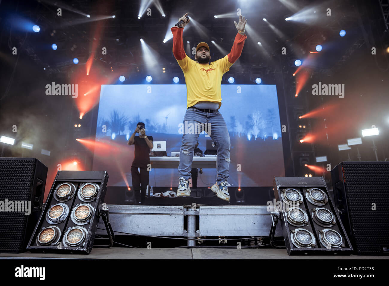 Denmark, Roskilde July 5, 2018. The Canadian rapper and singer Belly
