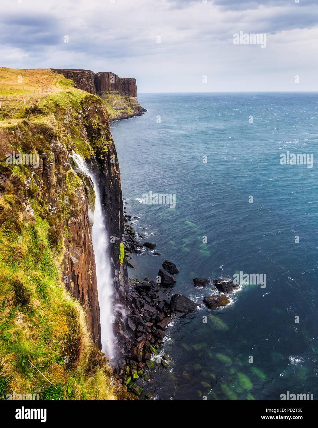 Kilt Rock and Mealt Falls viewpoint Stock Photo Alamy