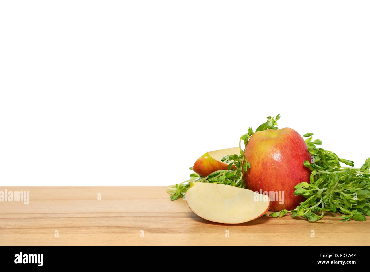 Fruits and vegetables for smoothie for weight loss on a wooden c Stock Photo