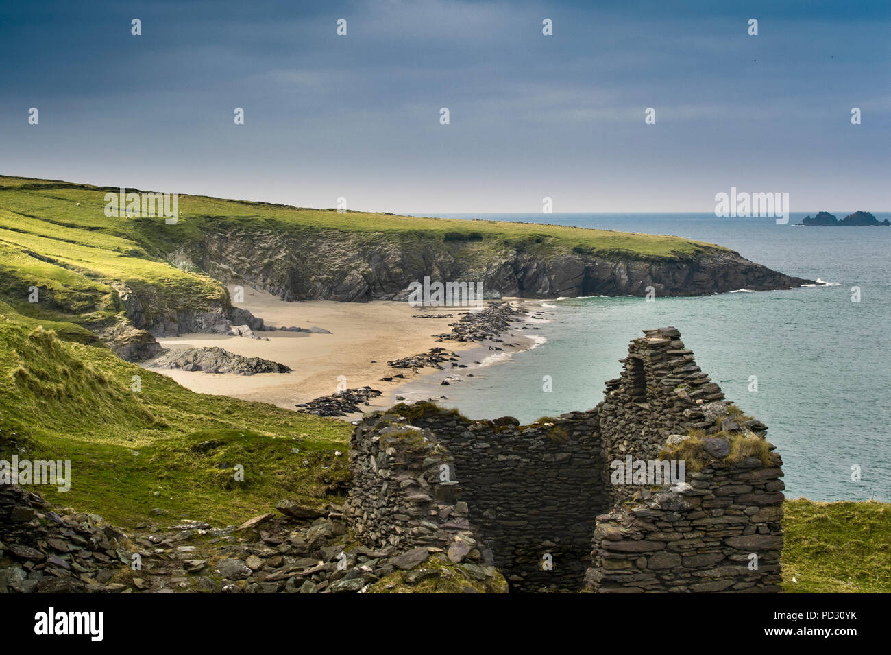 Great Blasket Island, Dingle, Kerry, Ireland Stock Photo