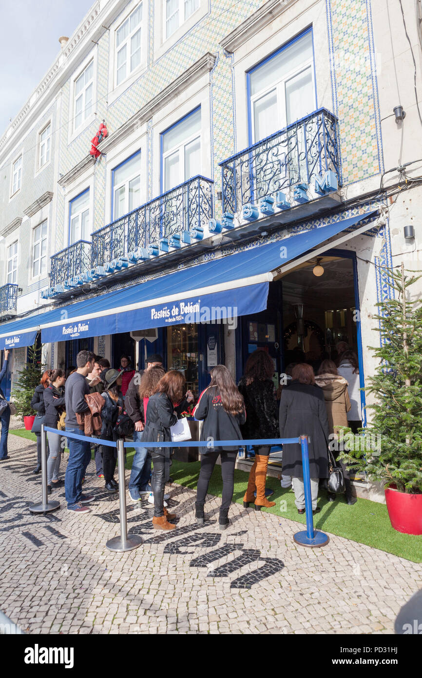 Pasteis de Belem, Lisbon, Portugal Stock Photo Alamy