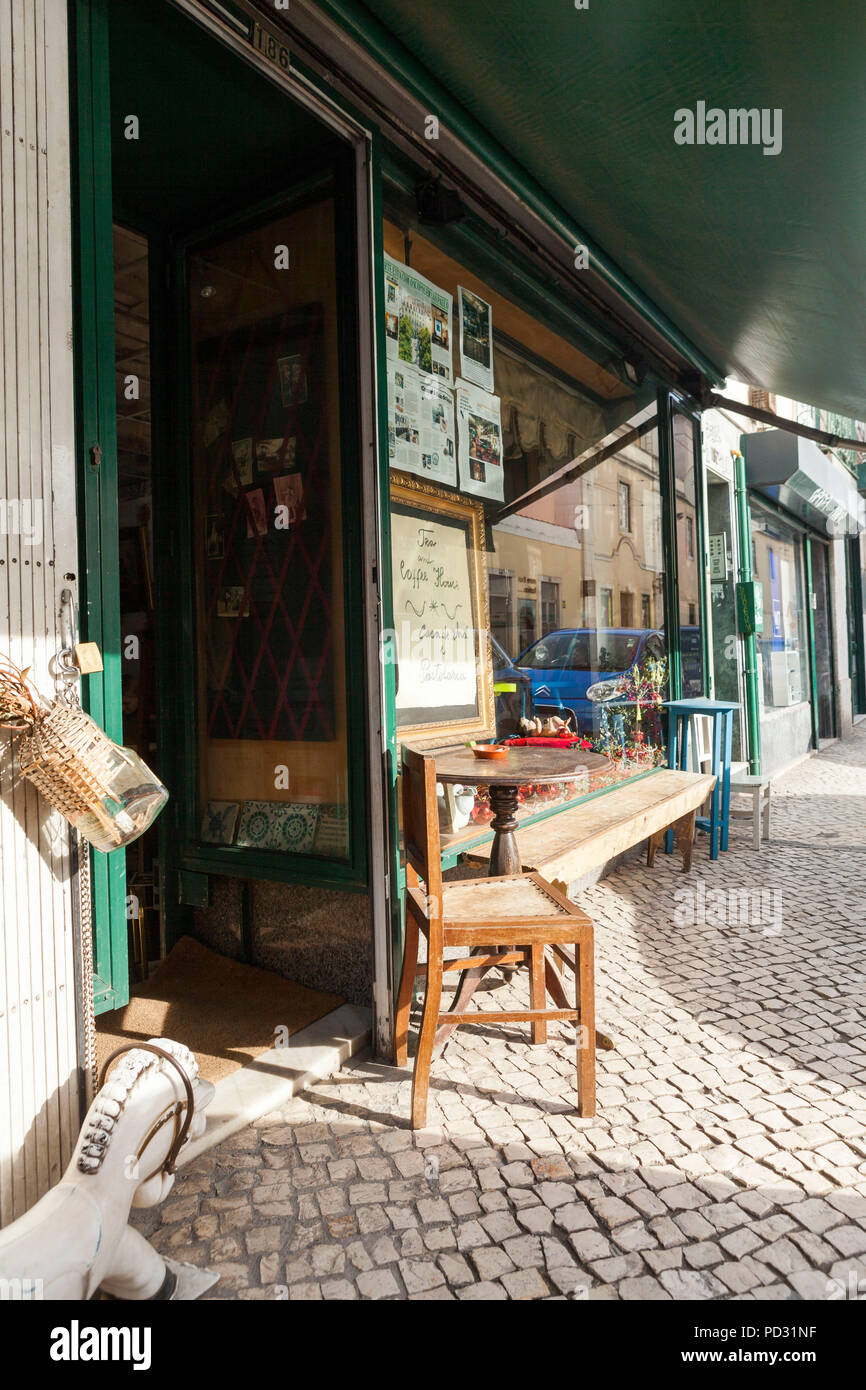 Restaurant Arco da Velha, Lisbon, Portugal Stock Photo