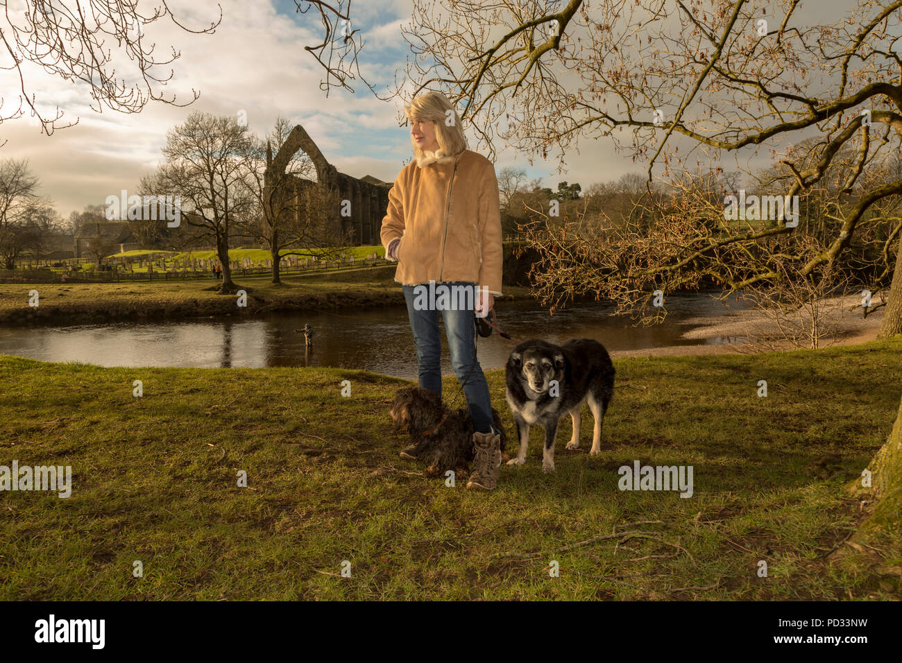 UK Broadcaster and Journalist Selina Scott Stock Photo