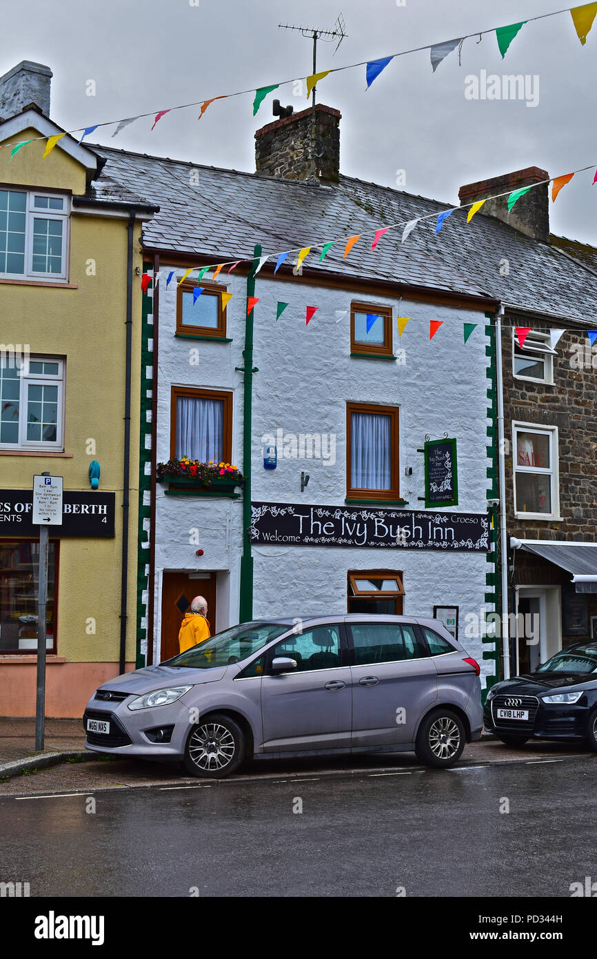 The old Ivy Bush Inn located in High Street, Narberth, Pembrokeshire