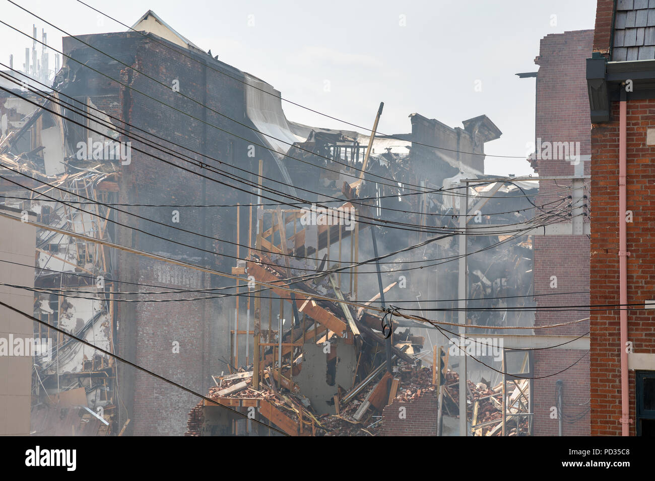 Burlington, Iowa, USA. 5th August, 2018. The historic Tama and Eastman