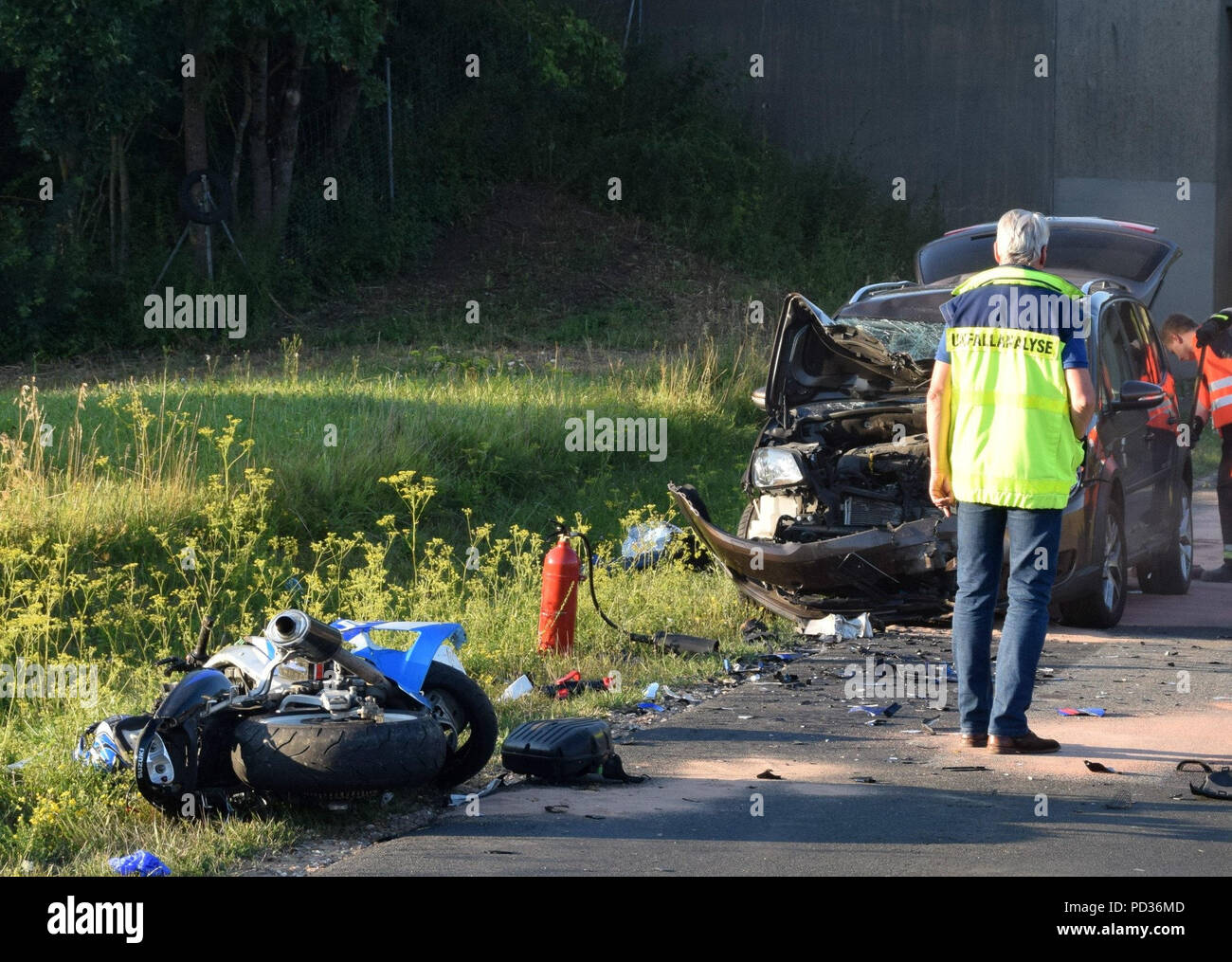 Motorbike accident germany hi-res stock photography and images - Alamy