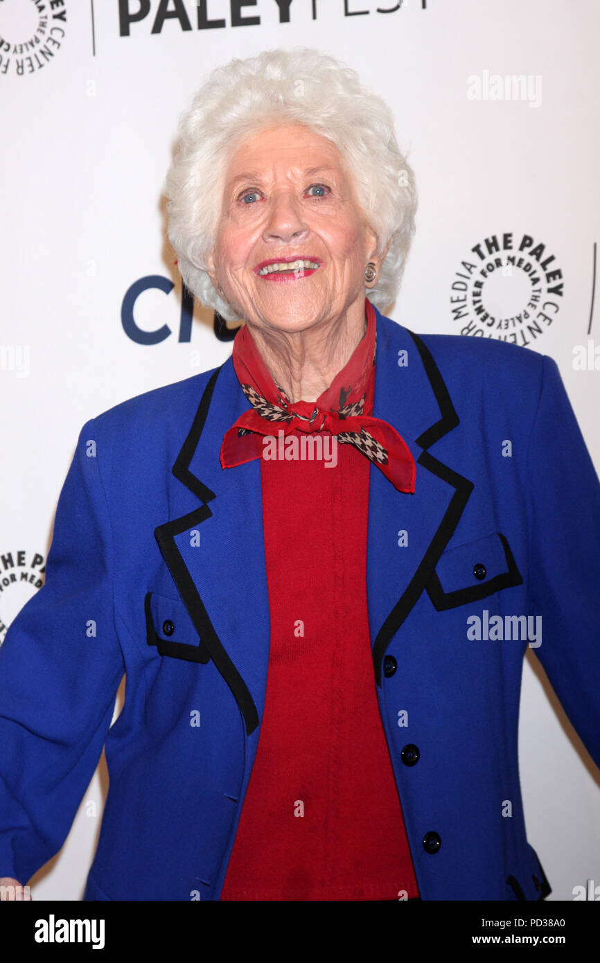 Beverly Hills, Ca. 15th Sep, 2018. Charlotte Rae at the "Facts of Life" 35th Anniversary Reunion at the Paley Center For Media in Beverly Hills, CA on September 15, 2014. Credit: David Edwards/Daily Celeb/Media Punch/Alamy Live News Stock Photo