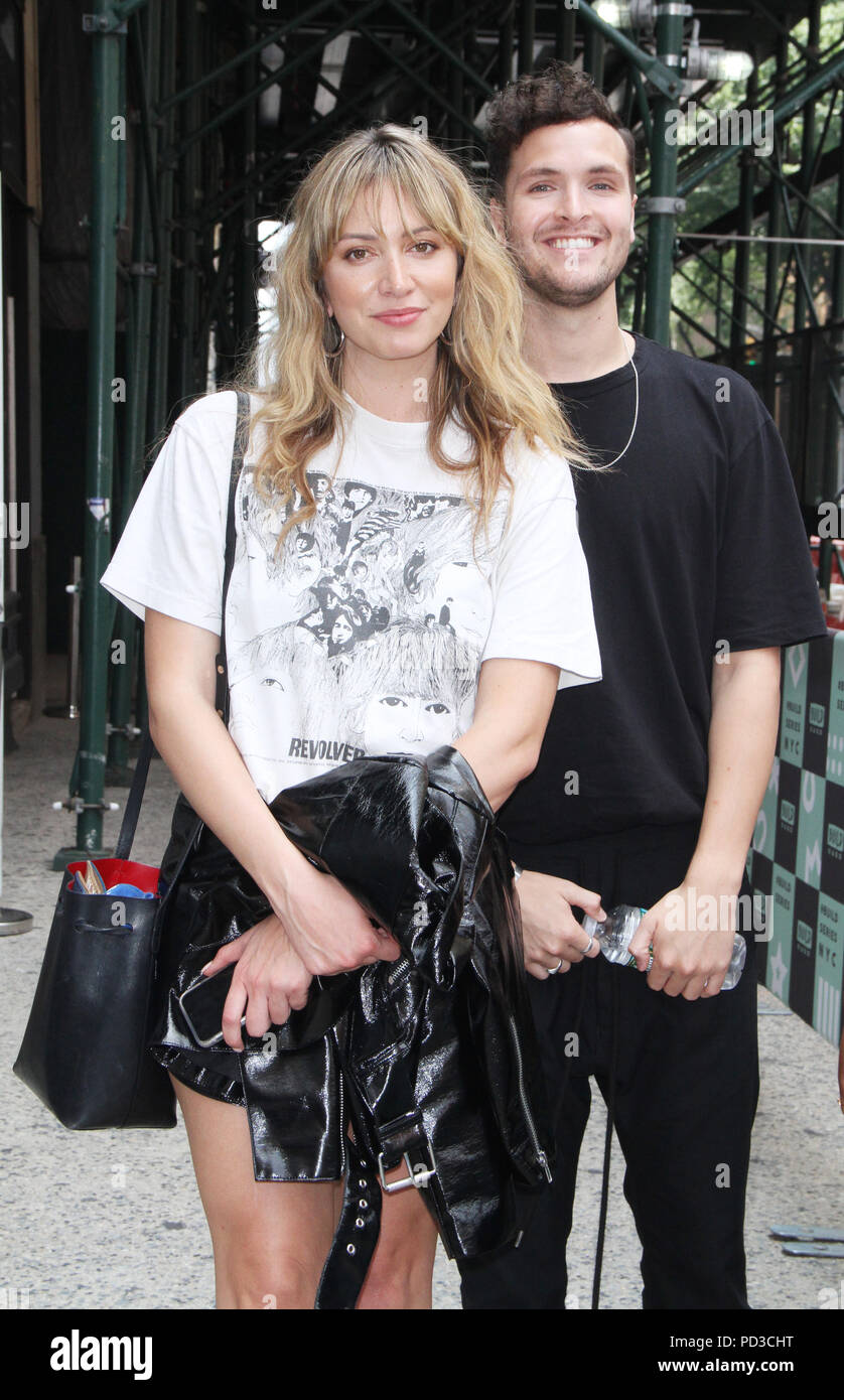 New York, NY, USA. 06th Aug, 2018. Laura Toggs, Aodhan King of music