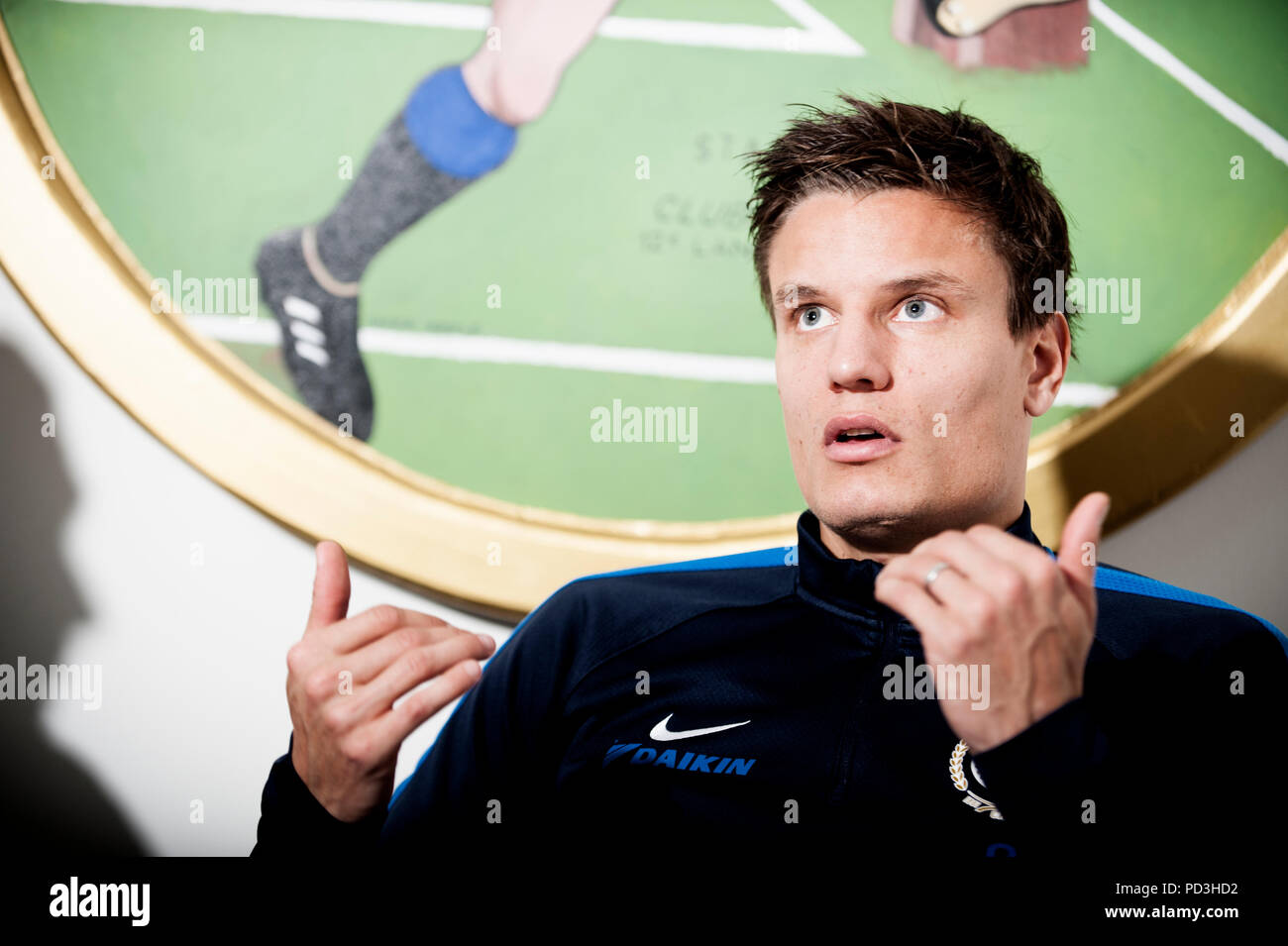Club Brugge football player Jelle Vossen (Belgium, 02/02/2017 Stock