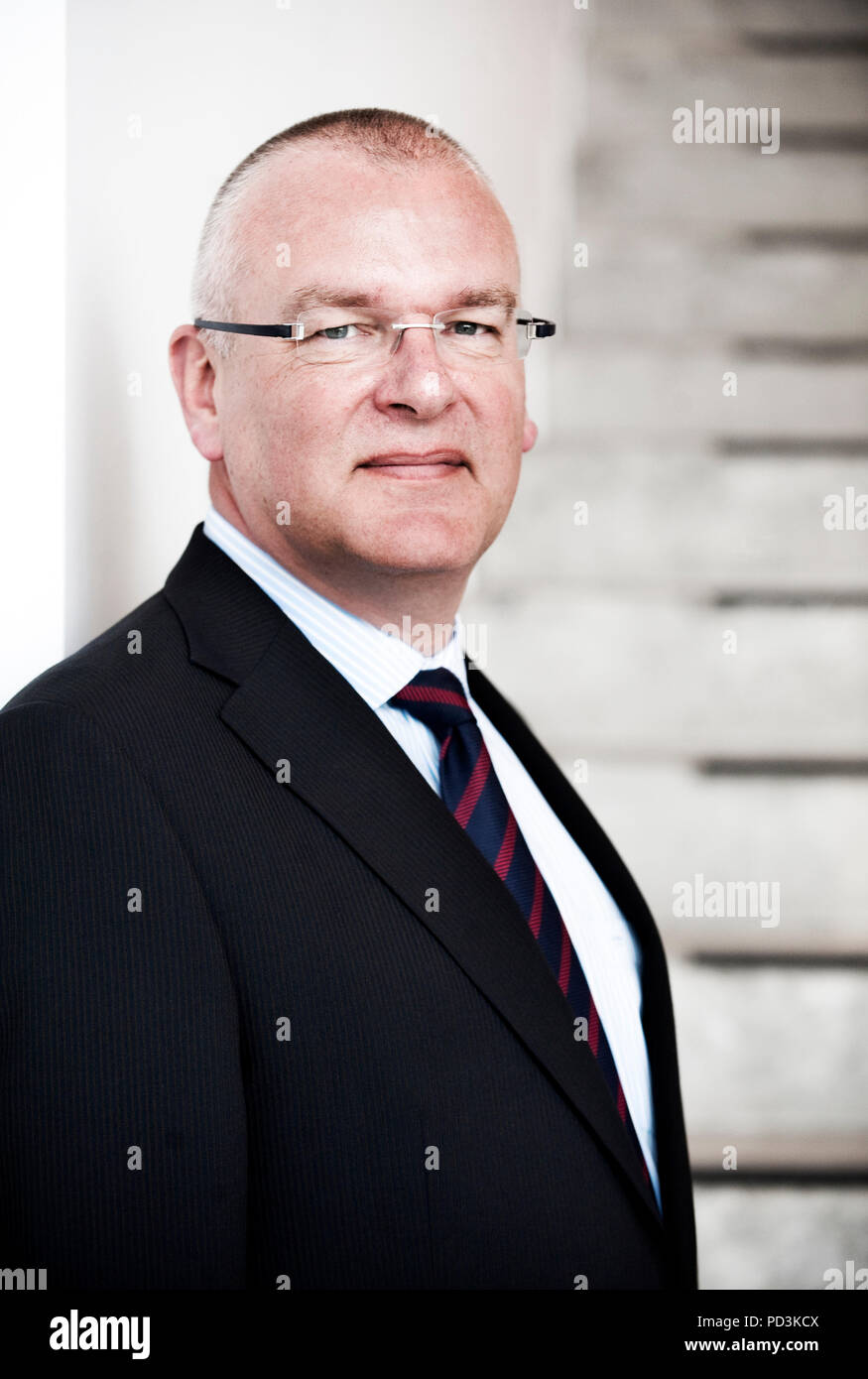 Michel Van Hemele, chairman of the board of Duvel Moortgat NV brewery, chairman of DPA, Essensys Partners, Ginsenga and professor of International Man Stock Photo