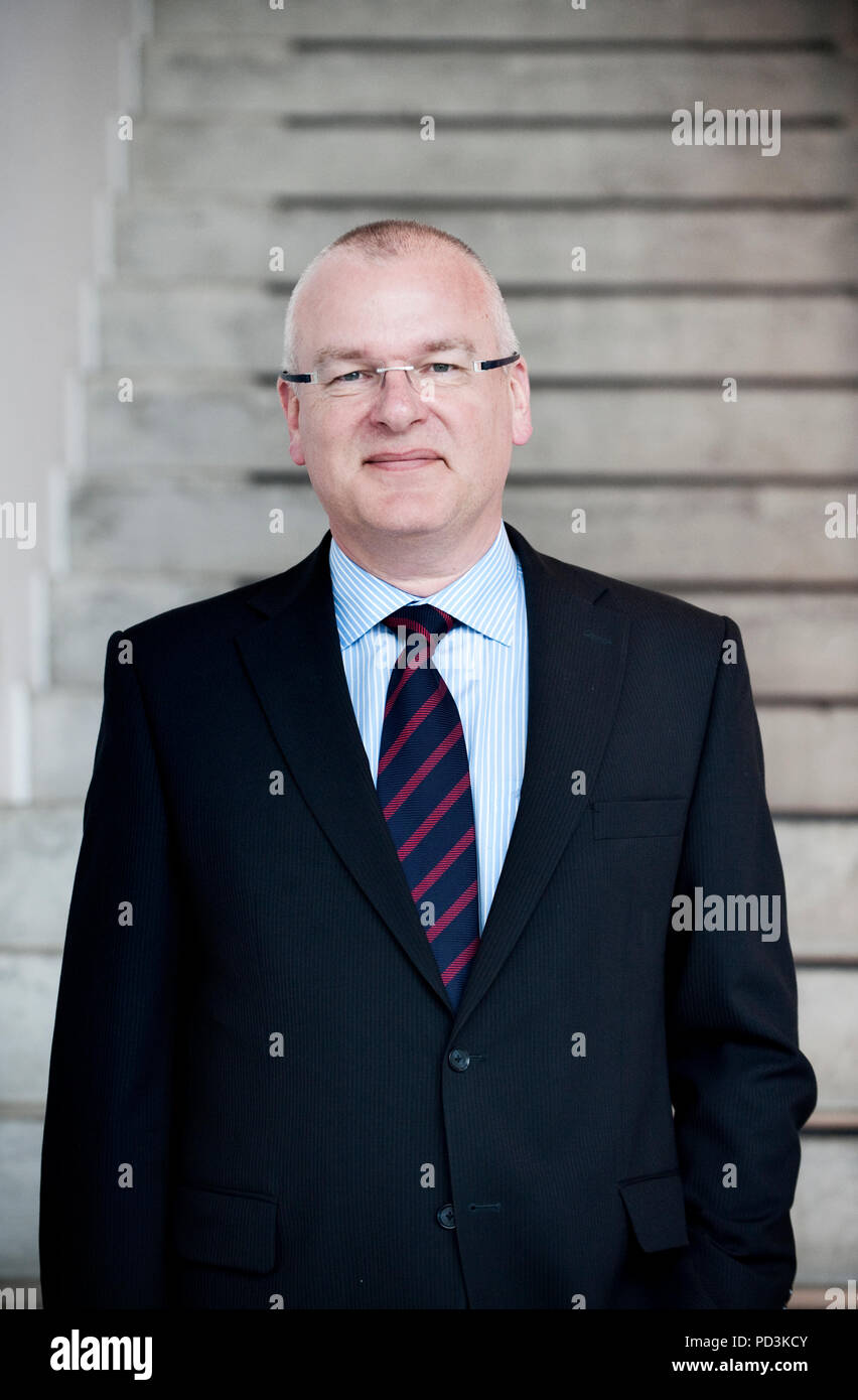 Michel Van Hemele, chairman of the board of Duvel Moortgat NV brewery, chairman of DPA, Essensys Partners, Ginsenga and professor of International Man Stock Photo