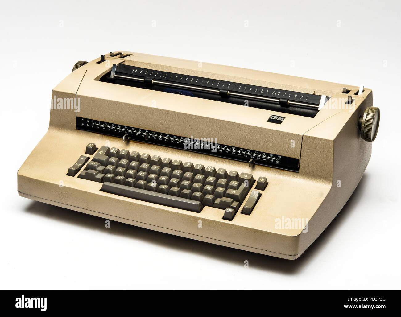 1970s vintage IBM correcting Selectric II typewriter Stock Photo