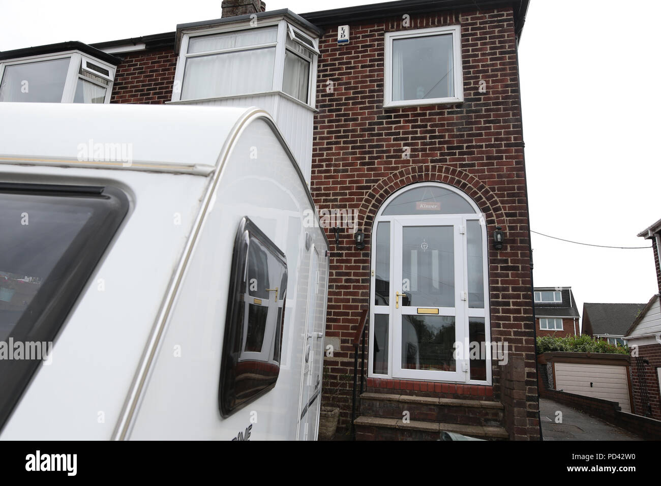 The house in Gratton Road, Stoke-On-Trent which was given as the address by Michael Stirling at North Staffordshire Magistrates' Court on Monday when he was charged with the murder of midwife Samantha Eastwood. Stock Photo