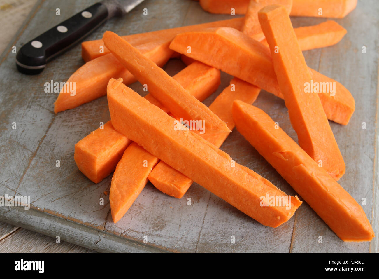 uncooked chipped potatoes Stock Photo Alamy