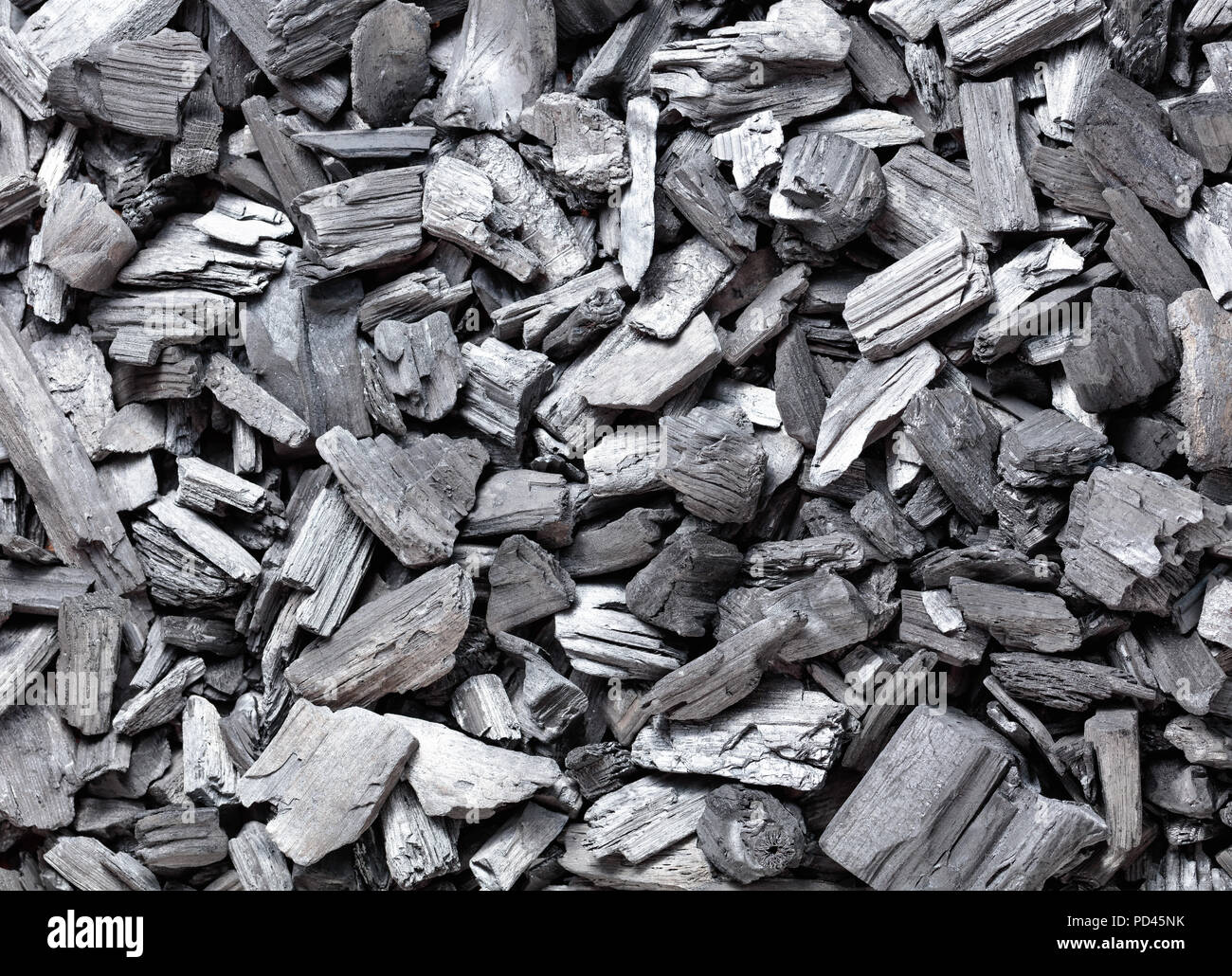 Natural wood charcoal, traditional charcoal or hardwood charcoal, top ...