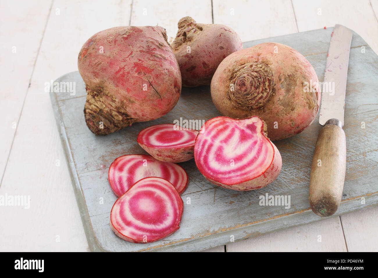 Shell Beetroot Heritage candy beetroot hi-res stock photography and images - Alamy