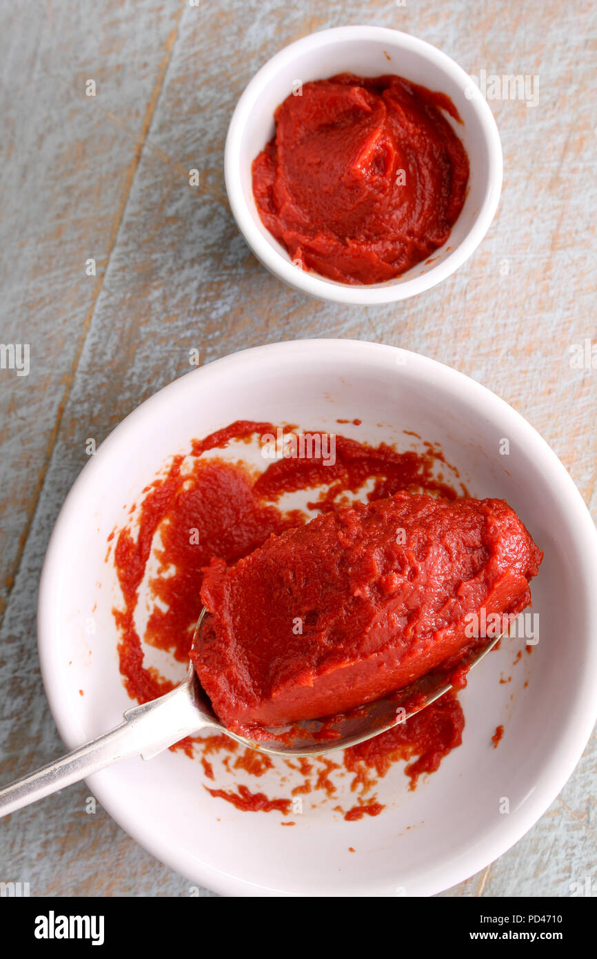 tomato puree paste Stock Photo Alamy