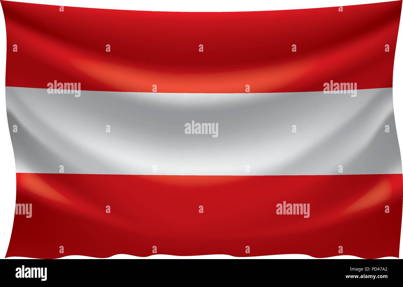 Austria Flag Vector Illustration Stock Vector Image And Art Alamy