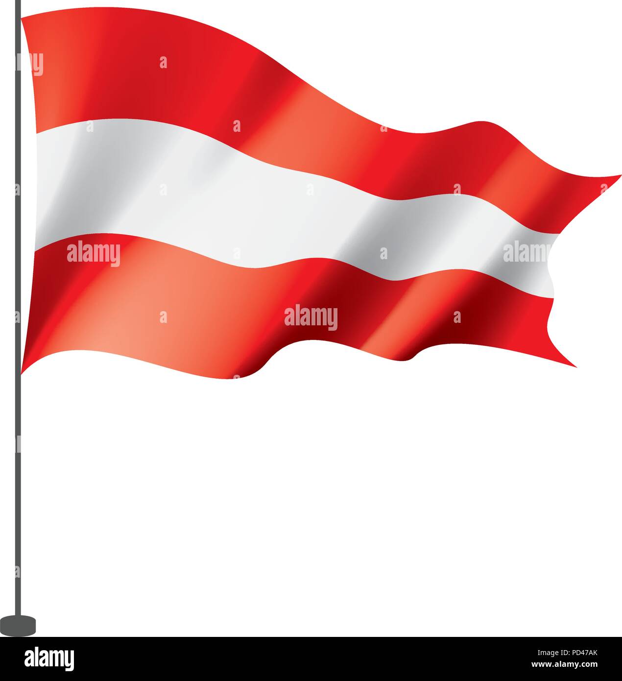 Austria flag, vector illustration Stock Vector Image & Art - Alamy