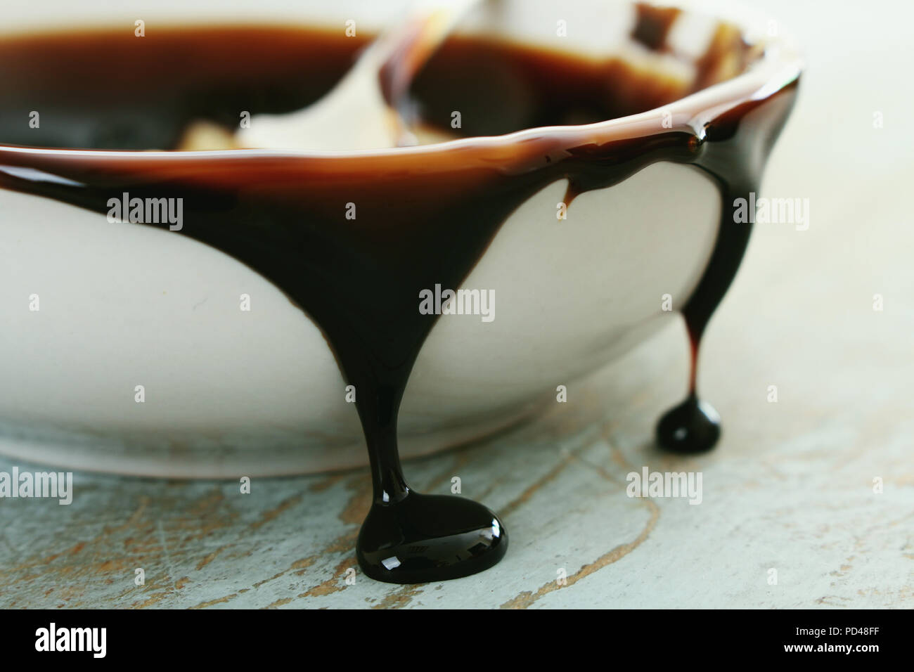 molasses treacle in dish Stock Photo Alamy