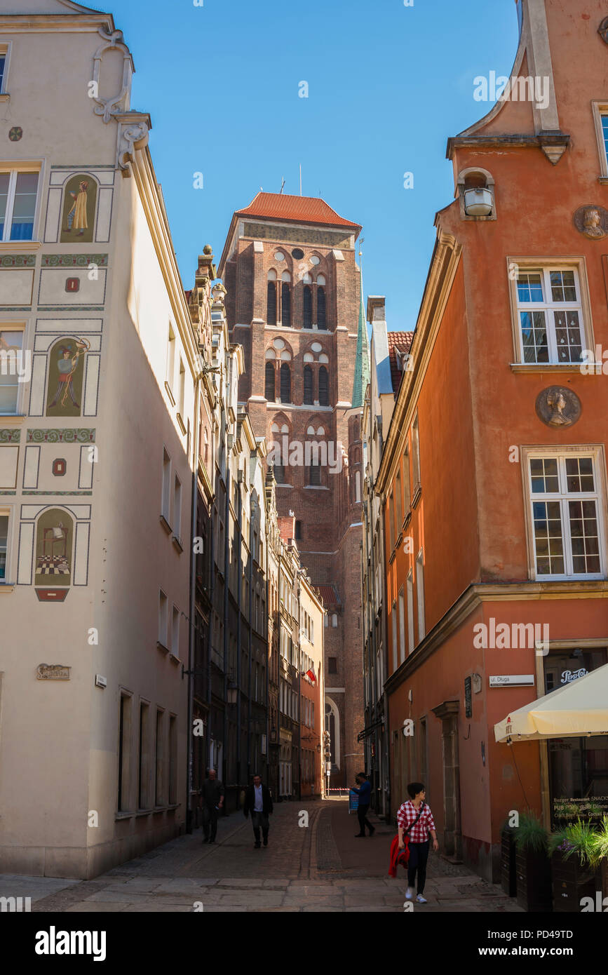 Street map Gdansk Poland