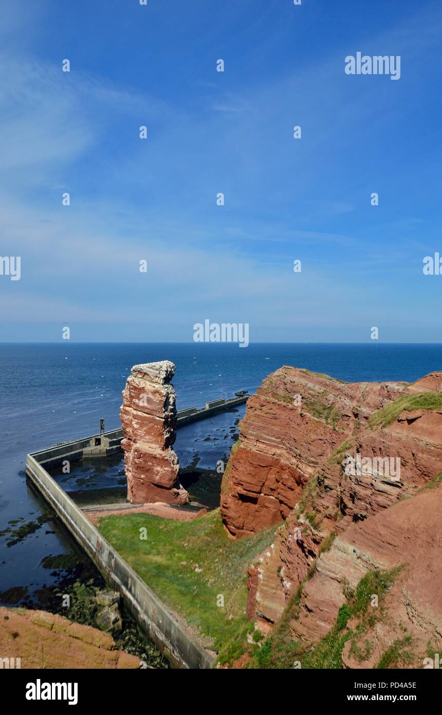 Lange Anna, Tall Anna, Helgoland, north sea, Nordsee, germany, Deutschland Stock Photo