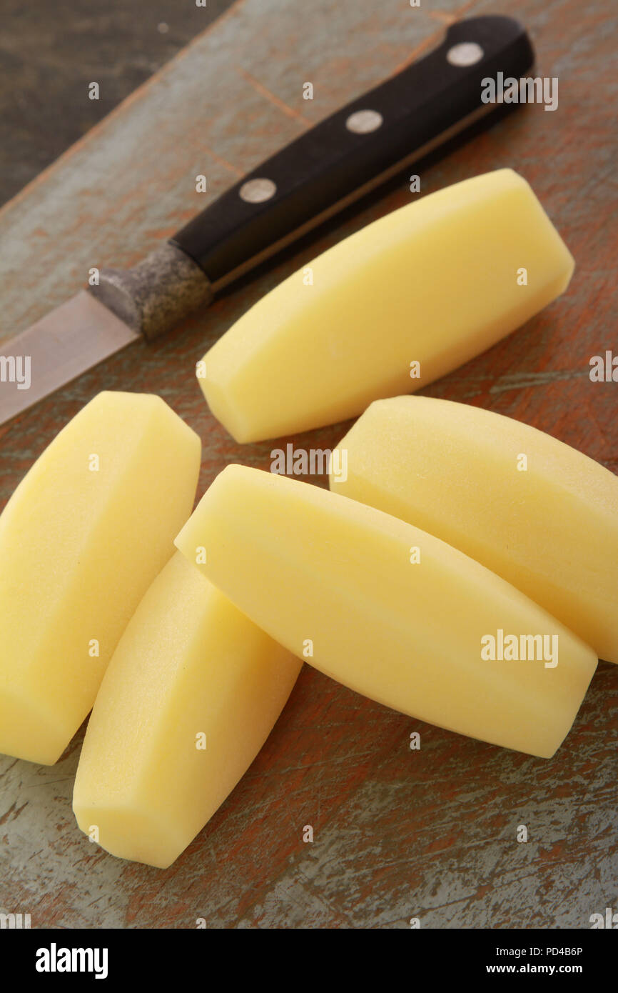 Turned white potatoes hires stock photography and images Alamy