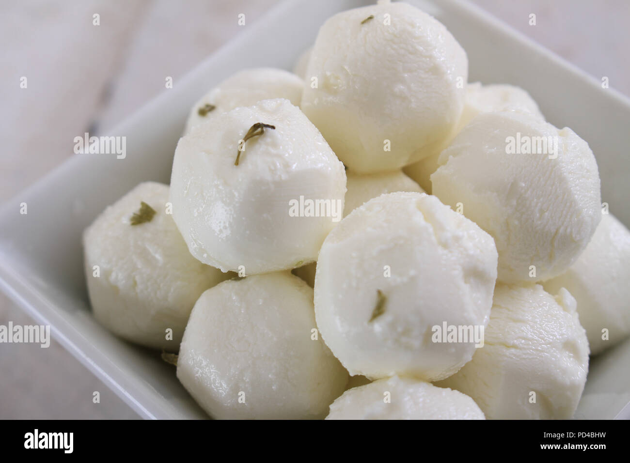 fresh goats cheese Stock Photo Alamy