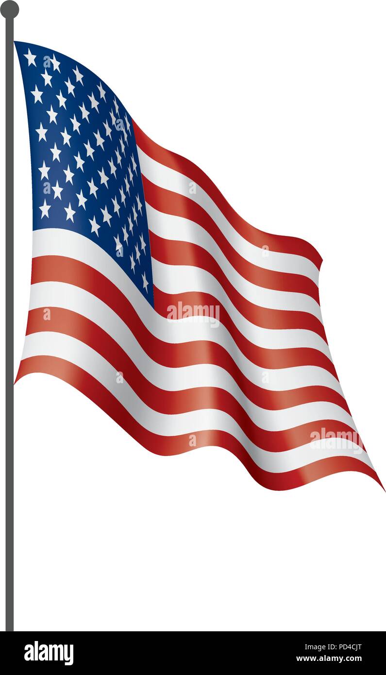 USA Flag isolated Stock Vector Image & Art - Alamy