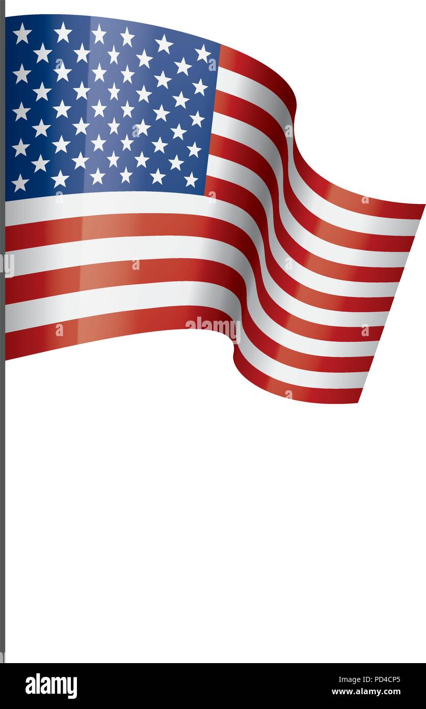 USA Flag isolated Stock Vector Image & Art - Alamy