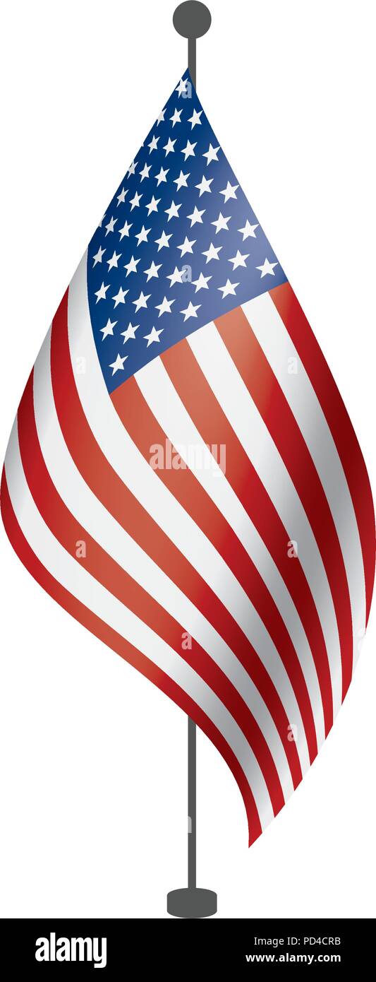 USA Flag isolated Stock Vector Image & Art - Alamy