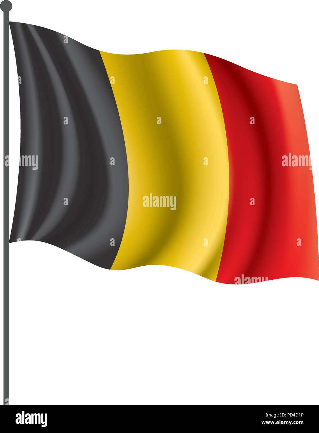 Flag of Belgium, Vector illustration Stock Vector Image & Art - Alamy