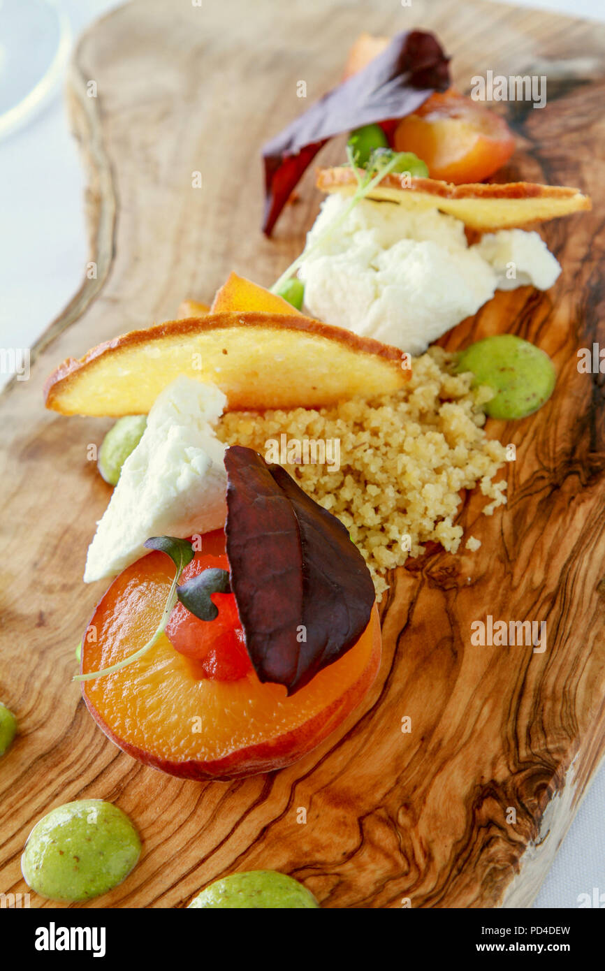 cheese selection appetizer starter Stock Photo Alamy