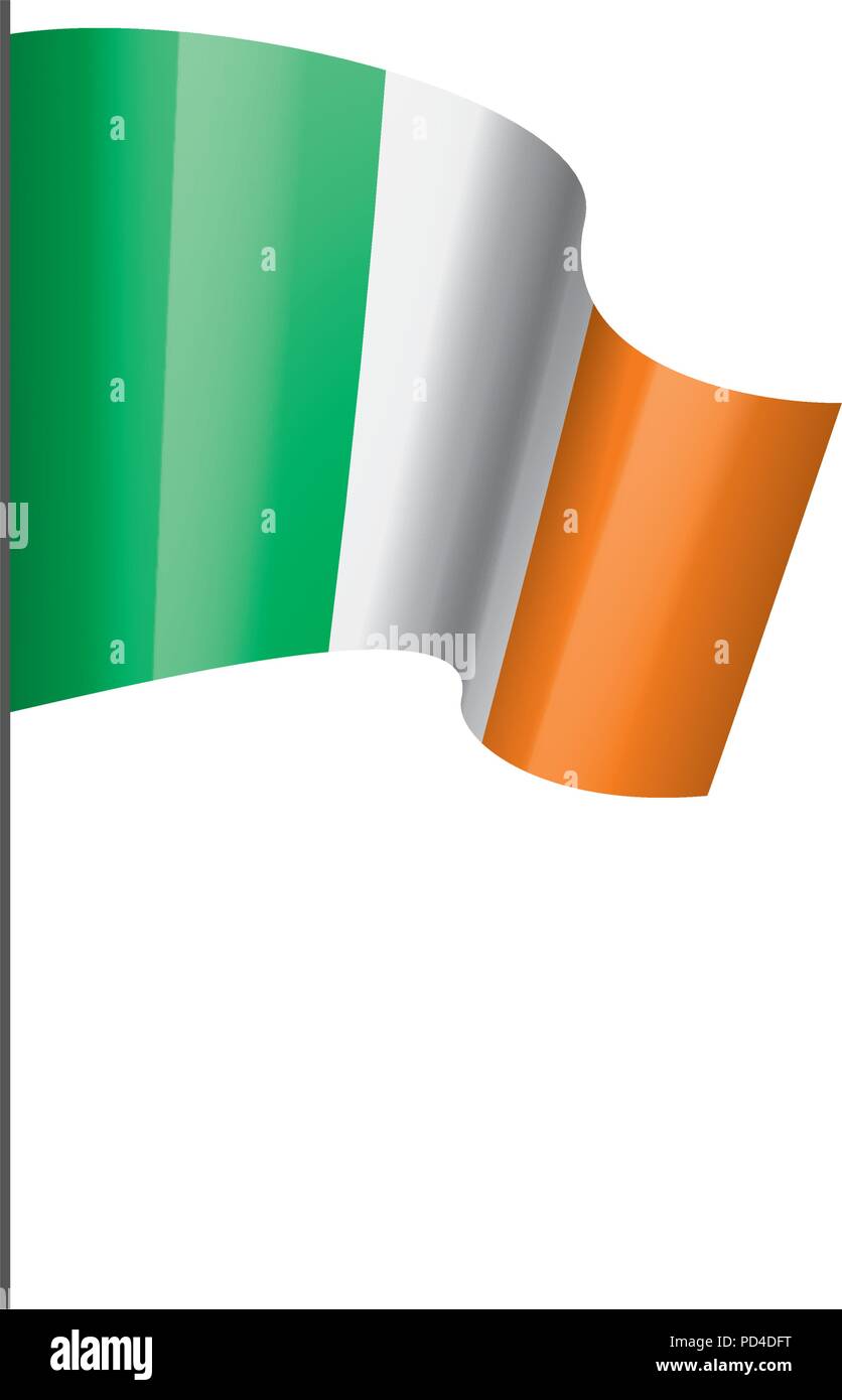 Ireland flag, vector illustration Stock Vector Image & Art Alamy