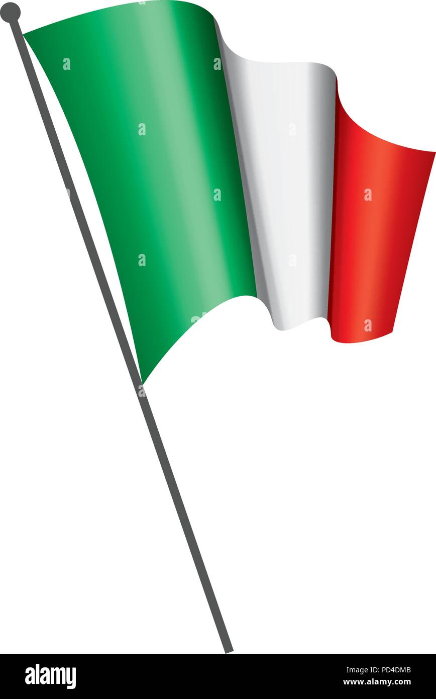 Italy flag, vector illustration Stock Vector Image & Art Alamy