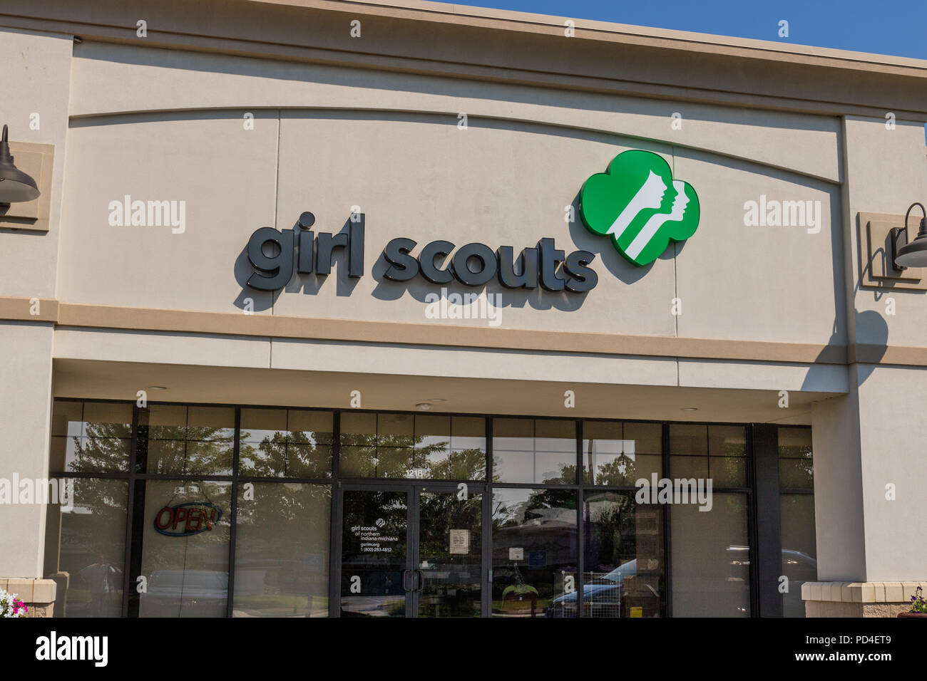 Mishawaka - Circa August 2018: Local Girl Scouts office. Girl Scouts is a youth organization for girls in the US and American girls living abroad I Stock Photo