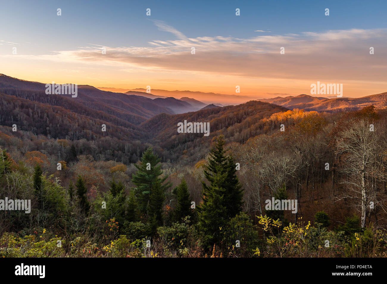 Oconaluftee hi-res stock photography and images - Alamy