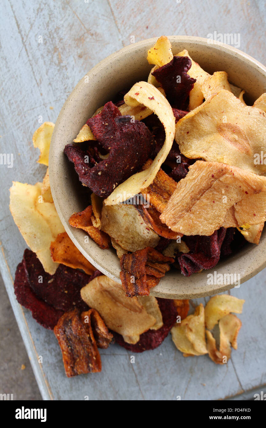 vegetable crisp chips Stock Photo Alamy