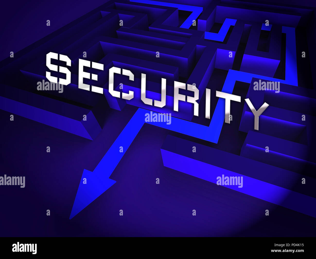 Security Clearance Cybersecurity Safety Pass 3d Rendering Means Access