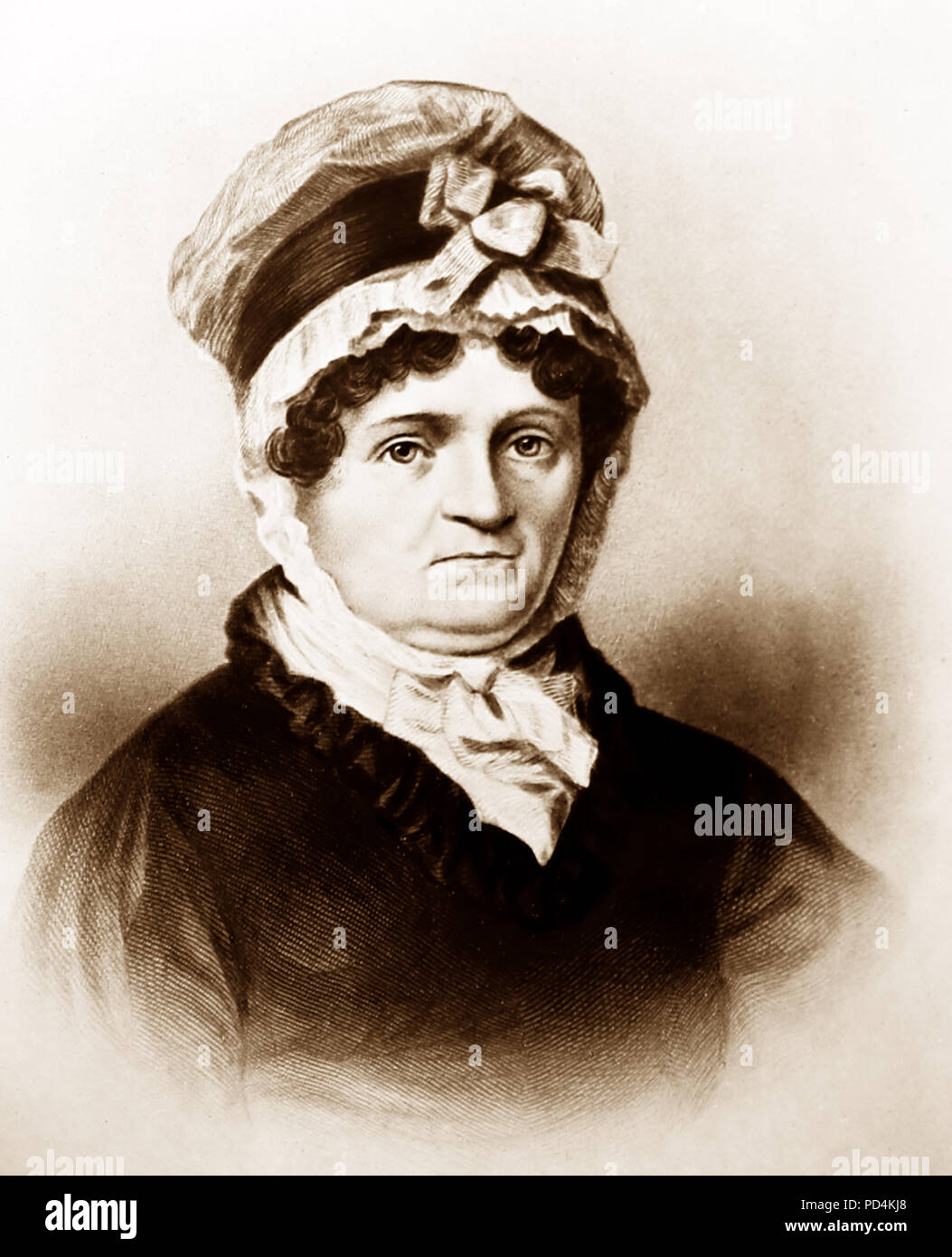 Illustration of Jean Armour, Mrs. Robert Burns Stock Photo - Alamy