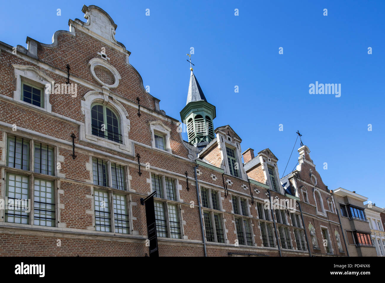 17th century Hotel Van der Gracht de Rommerswael, former nunnery in the city Mechelen / Malines, Antwerp, Flanders, Belgium Stock Photo