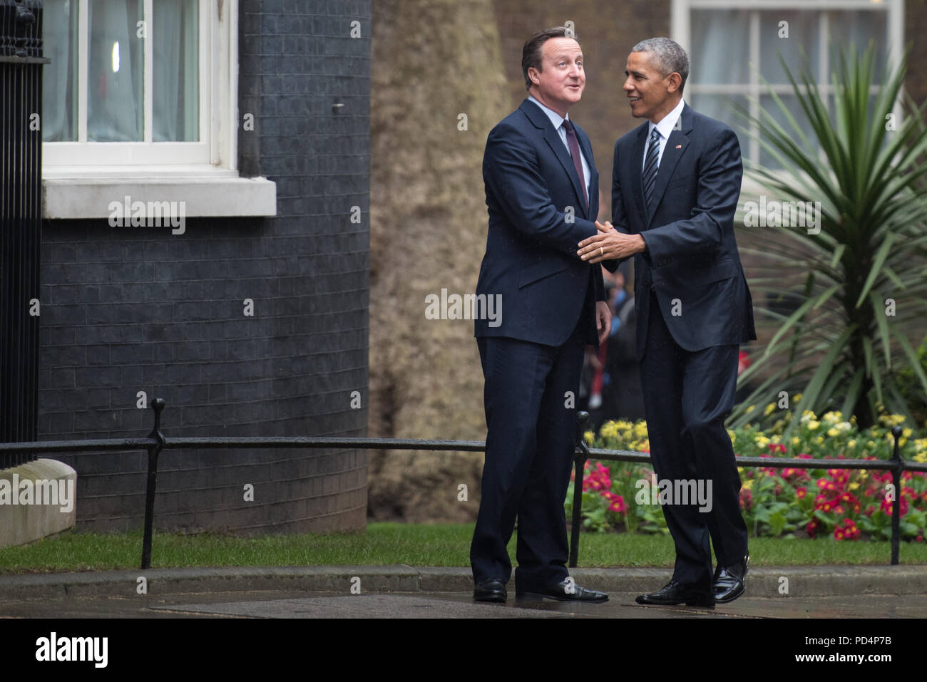 Downing Street, London, UK. 22nd April 2016. President Barack Obama ...