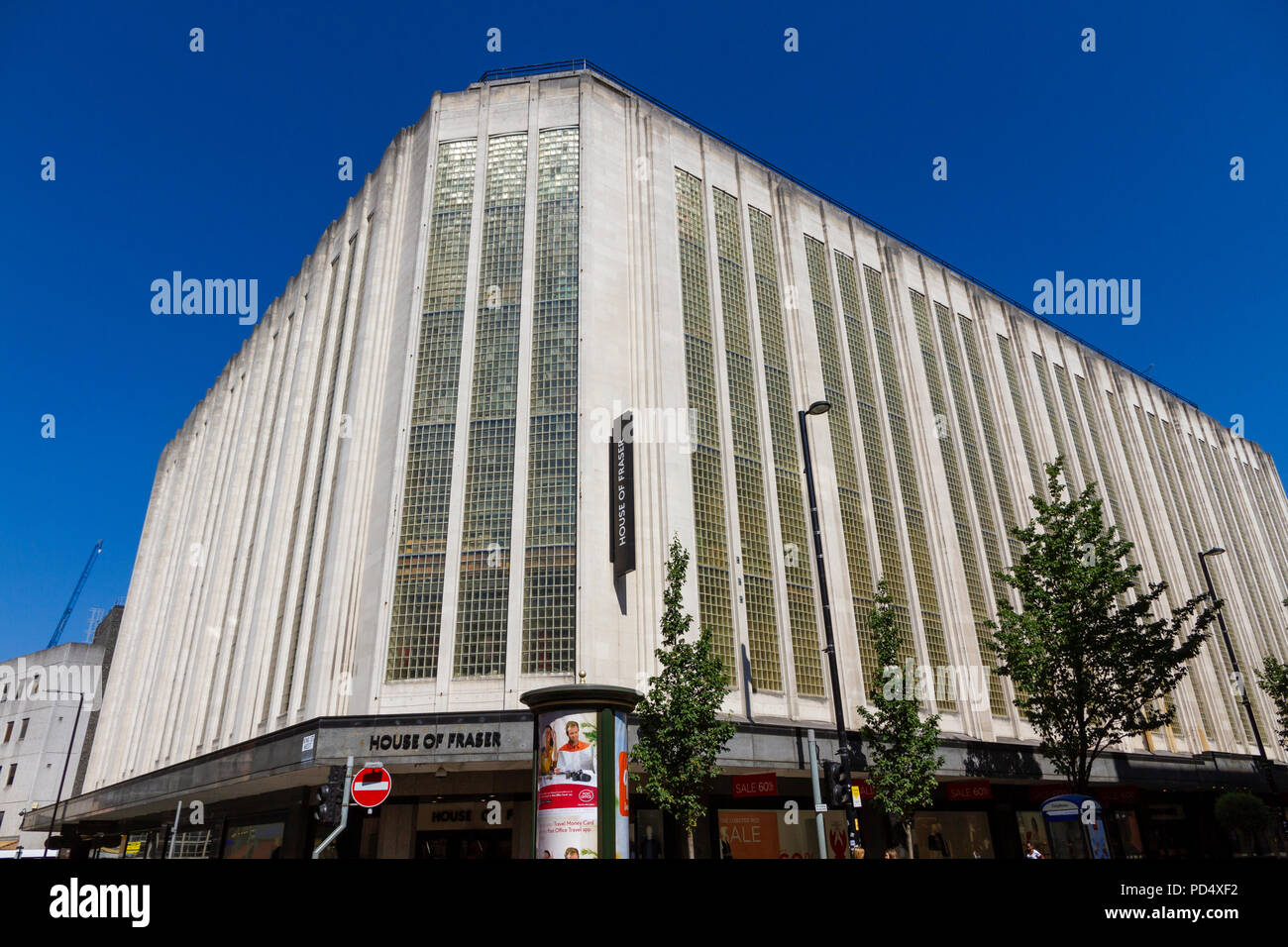 House of Fraser on Deansgate, Manchester, UK. Stock Photo