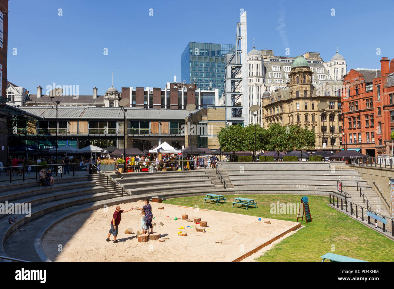 Great Northern Square on Peter Street, Manchester Stock Photo